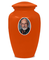 Classic Custom Photo Urn - IUUVP200-Orange