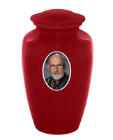 Classic Custom Photo Urn - IUUVP200-Red