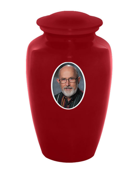 Classic Custom Photo Urn - IUUVP200-Red