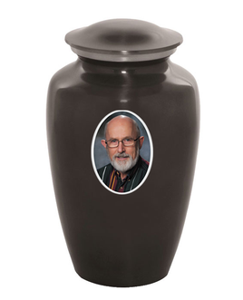 Classic Custom Photo Urn - IUUVP200-Slate