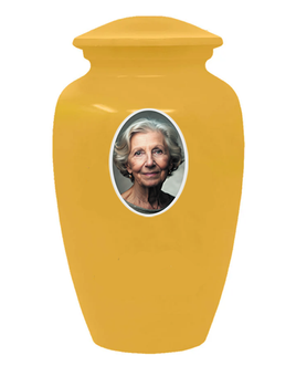 Classic Custom Photo Urn - IUUVP200-Yellow