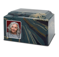 Grace Cultured Marble Photo Urn - IUUVP300-Camouflage