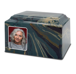 Grace Cultured Marble Photo Urn - IUUVP300-Camouflage