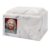 Grace Cultured Marble Photo Urn - IUUVP300-Diamond