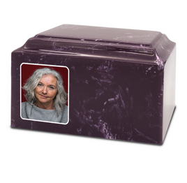 Grace Cultured Marble Photo Urn - IUUVP300-Rose