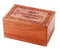 Large Rosewood Hand-carved Border Cremation Urn with Praying Hands - IUWD100-BR
