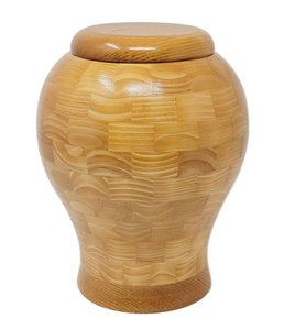 Artistic Infinity Tiled Wooden Urn - IUWDART100