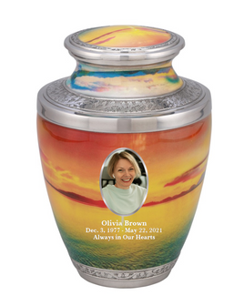 Sunset Theme Portrait Urn - IUWP100-Portrait