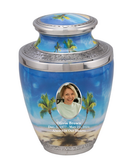 Beach Theme Portrait Urn - IUWP107-Portrait