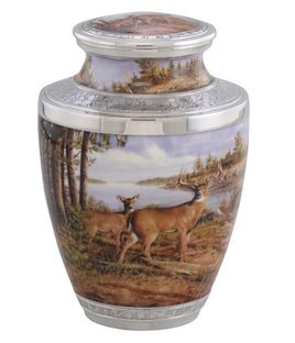 Credence Deer & Stream Cremation Urn - IUWP112