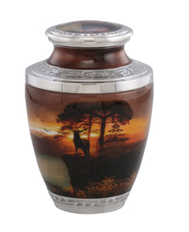 Credence Deer Overlook Cremation Urn - IUWP116