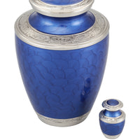 Adorn Cremation Urn - Blue