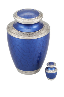 Adorn Cremation Urn - Blue