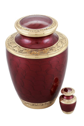 Adorn Cremation Urn - Red