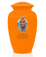Classic Custom Photo Urn - IUUVP200-LightOrange