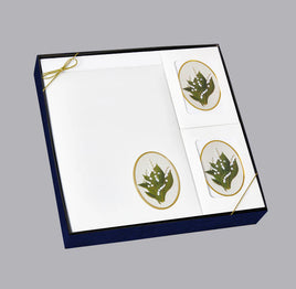 Lilies of the Valley Oval - Stationery Box Set - ST7512-BX
