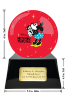 Memorial Fan Urn Base with add on Minnie Sphere - Infant/Child-Sized Small Urn