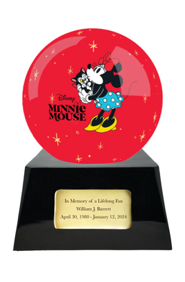 Memorial Fan Urn Base with add on Minnie Sphere