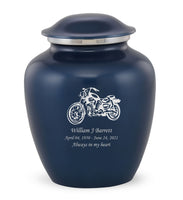 Custom Engraved Ultramarine Elite Grace Cremation Urn - IUGR400