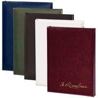 Value Series In Remembrance Memorial Guest Book - 6 Ring - STVL102-Burgundy