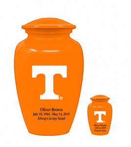 Fan Series - University of Tennessee Volunteers Orange Memorial Cremation Urn - IUTNV101