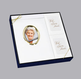 White Oval Photo - Stationery Box Set - ST793-BX