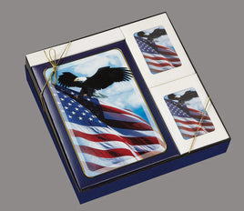 Patriotic - Stationery Box Set - ST784BLU-BX