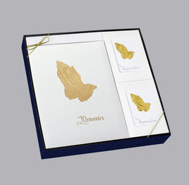 Praying Hands White - Stationery Box Set - ST492-BX