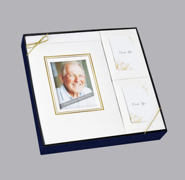 White Rectangle Photo - Stationery Box Set - ST7517-BX
