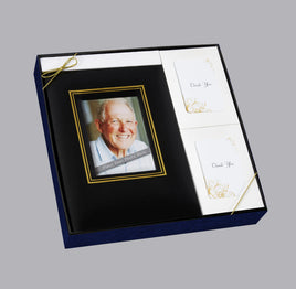 Black Rectangle Photo - Stationery Box Set - ST7540-BX
