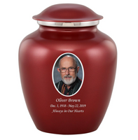 Elite Custom Photo Urn - IUUVP100-RED