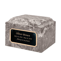 Rocky Grace Cultured Marble Urn - IUCM807