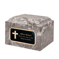 Rocky Grace Cultured Marble Urn - IUCM807