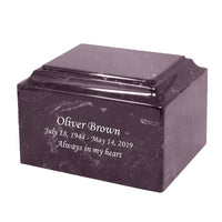 Rose Grace Cultured Marble Urn - IUCM810