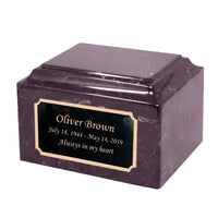 Rose Grace Cultured Marble Urn - IUCM810