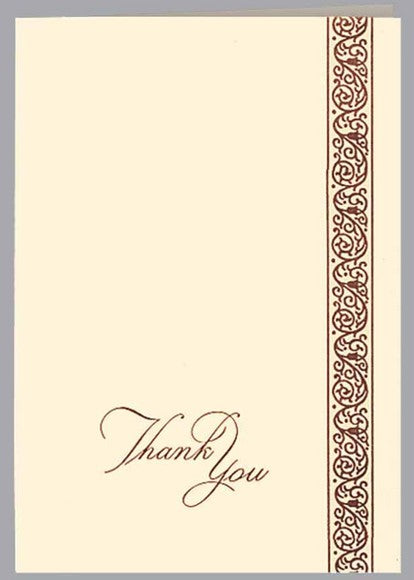 Classic Scroll Acknowledgment Cards- ST132-AK| Infinityurns