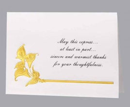 Calla lilly Acknowledgment Cards- ST7510-AK