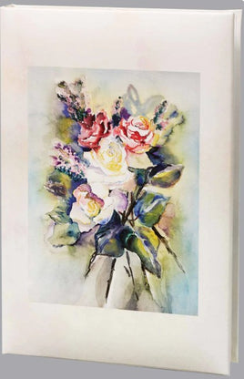 Large Format - Master's Garden Funeral Guest Book - 6 Ring - ST8531LMB-BK