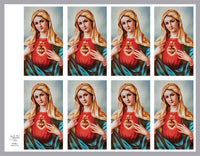 Mary Prayer Cards - ST8548-MIC-PC