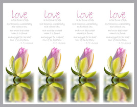 Lotus In The Mist Bookmark - ST8602-BM
