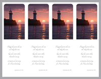 Lighthouse Bookmark - ST8606-BM