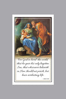 Holy Family  Prayer Cards - ST8612-MIC-PC