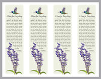 Hummingbird Bookmark - ST8797-BM