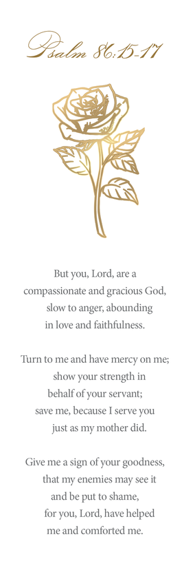 Grace Line Series Rose Bookmark STGR106-BM