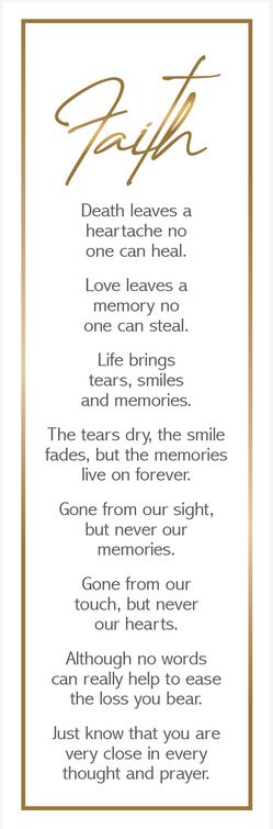 Grace Line Series Faith Bookmark STGR109-BM