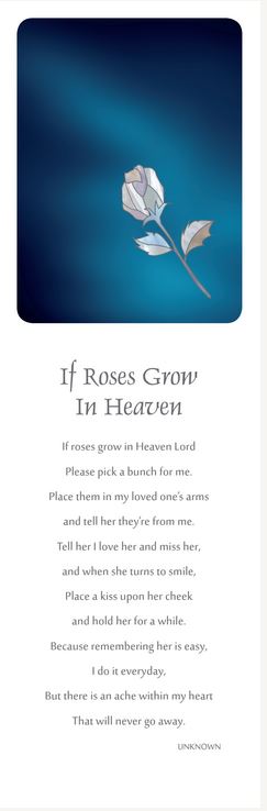 Grace Line Series Pearl Rose Bookmark STGR111-BM