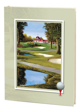 Golf Memorial Guest Book - 6 Ring - STPR100