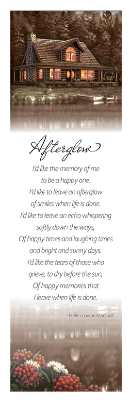 Premium Line Cabin Series Bookmark STPR103-BM