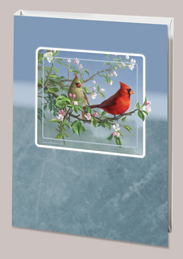 Cardinal Memorial Guest Book - 6 Ring - STPR105