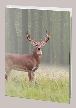 Deer Memorial Guest Book - 6 Ring - STPR108